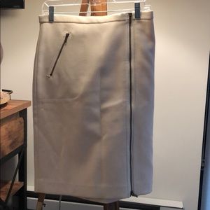 JCrew wool knit skirt with zipper. Like new.